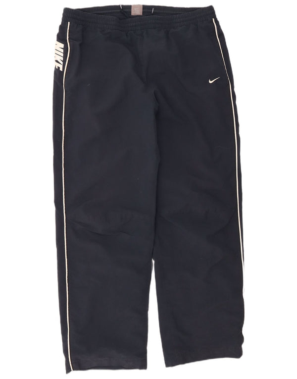 Nike Mens Graphic Tracksuit Trousers Large  Navy Blue Polyester