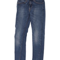 Lee Womens Luke Slim Jeans W29 L28 Blue Cotton
