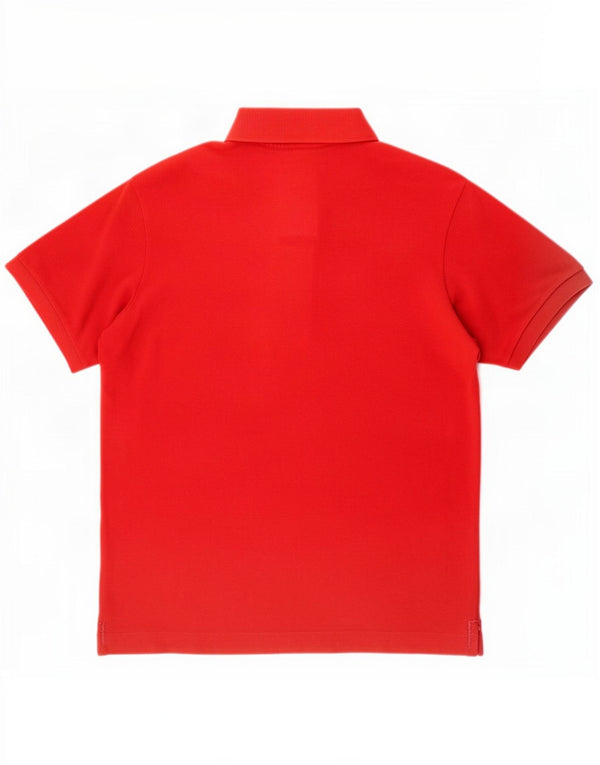Lacoste Mens Polo Shirt Size 5 Large Red Cotton
