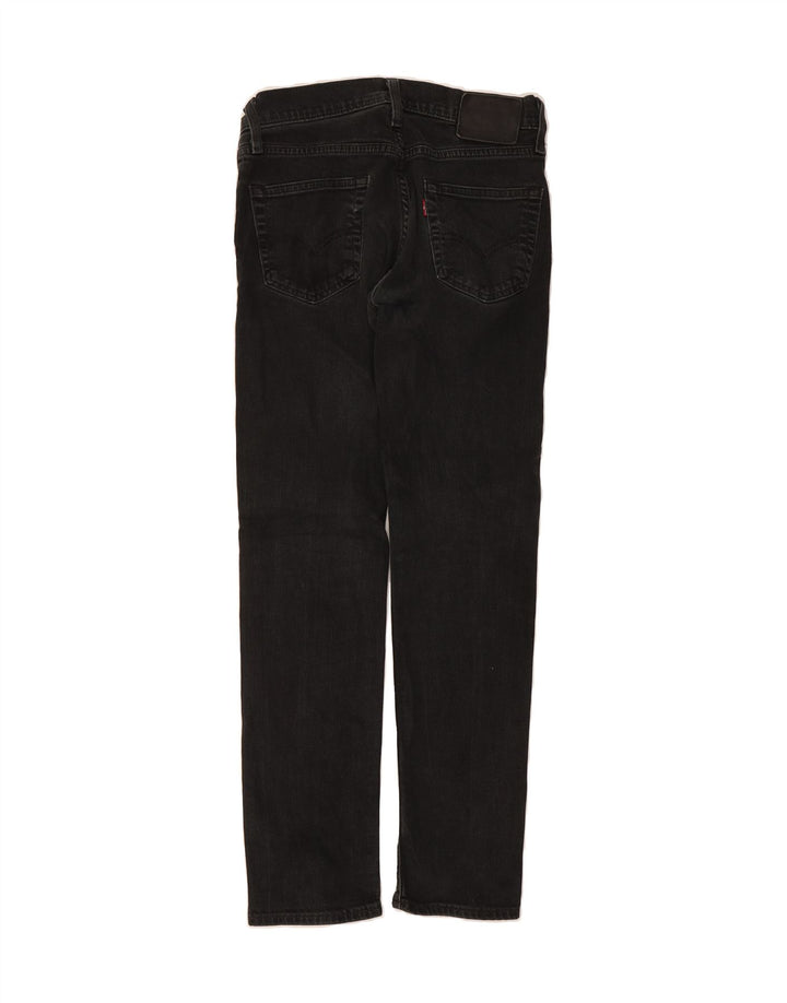 LEVI'S Womens Straight Jeans  W29 L32 Black Cotton Vintage Levi's and Second-Hand Levi's from Messina Hembry 