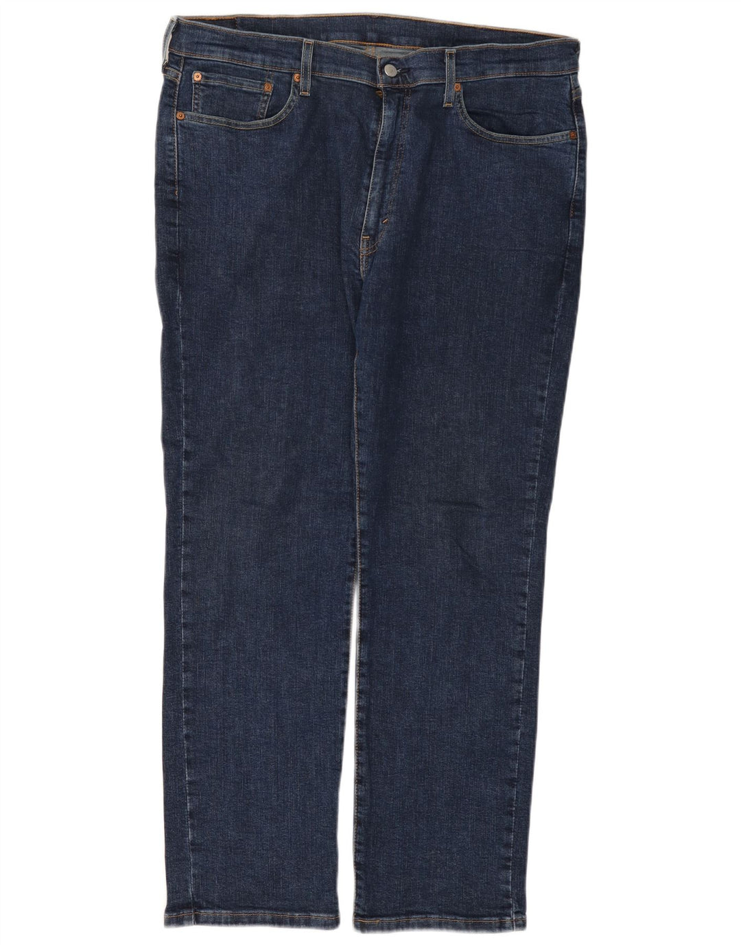 Levi's Mens Straight Jeans W38 L30 Blue Cotton