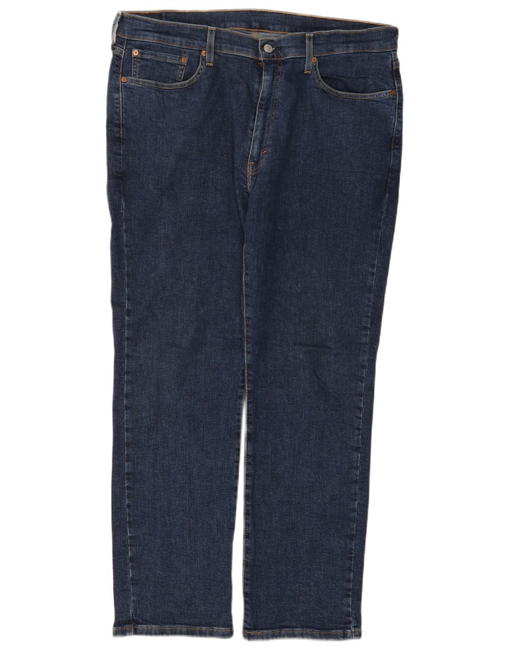 Levi's Mens Straight Jeans W38 L30 Blue Cotton