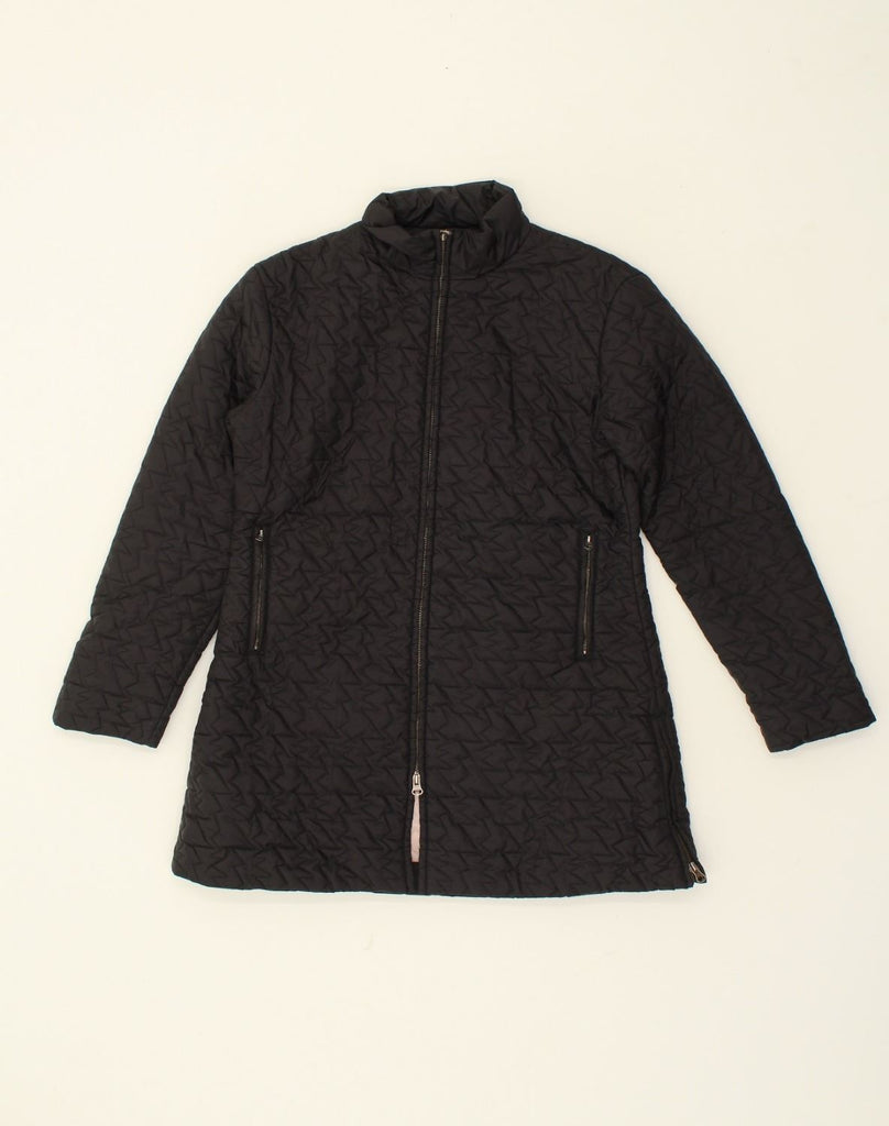 VOLCOM Womens Padded Coat UK 14 Medium Black Polyester | Vintage Volcom | Thrift | Second-Hand Volcom | Used Clothing | Messina Hembry 