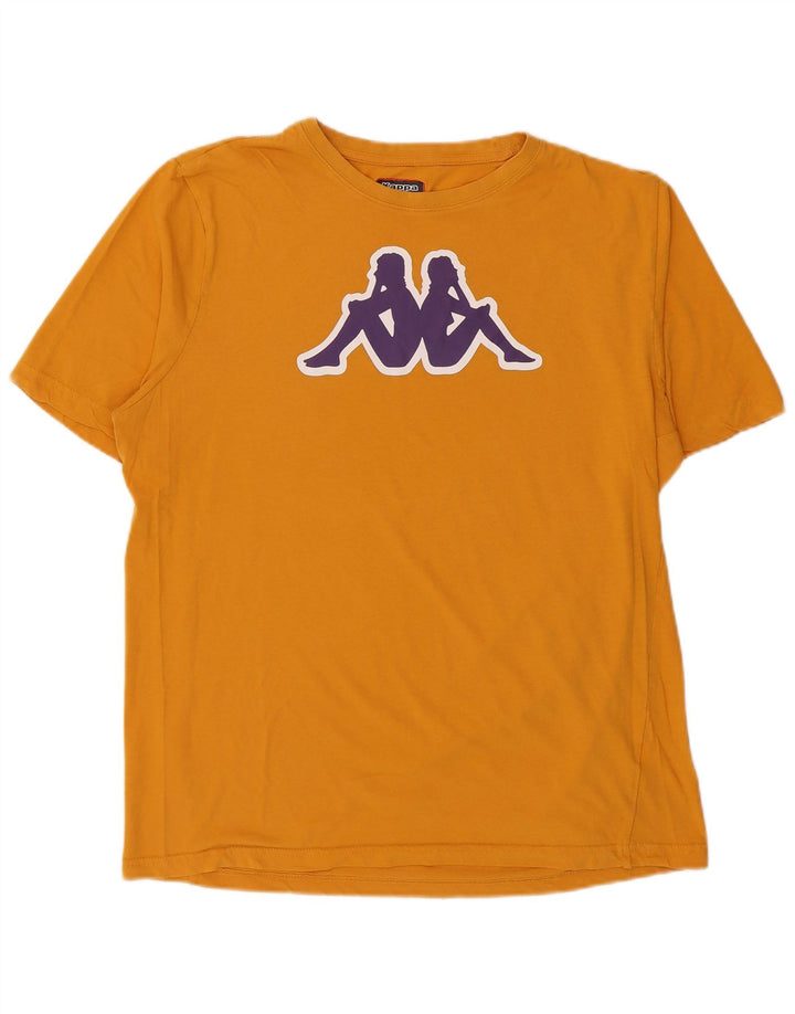 Kappa Mens Graphic T-Shirt Top XL Orange