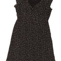 Wallis Womens A-Line Dress UK 20 2XL  Black Spotted Polyester