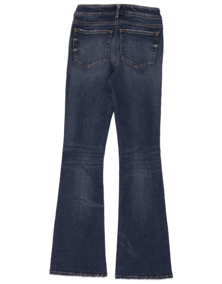 Diesel Womens Flared Jeans W26 L32 Blue Cotton
