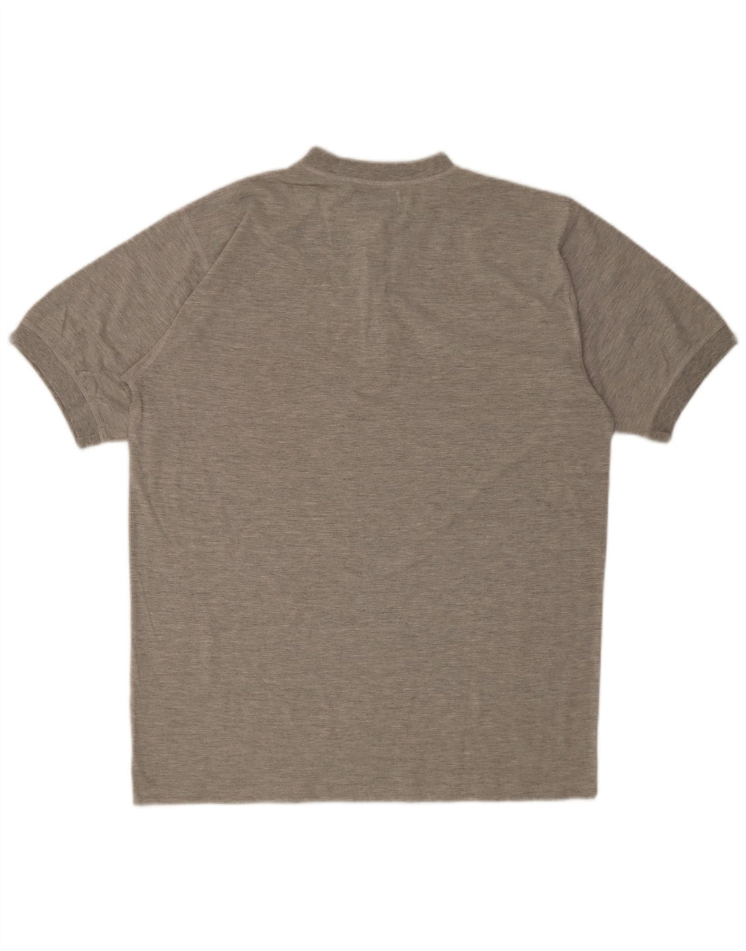 Vintage Mens T-Shirt Top 2XL Grey Flecked Cotton