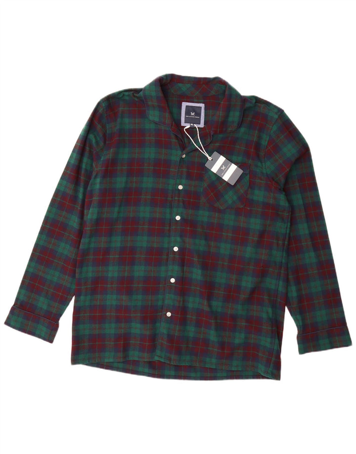 Crew Clothing Mens Flannel Shirt XL Multicoloured Check Cotton