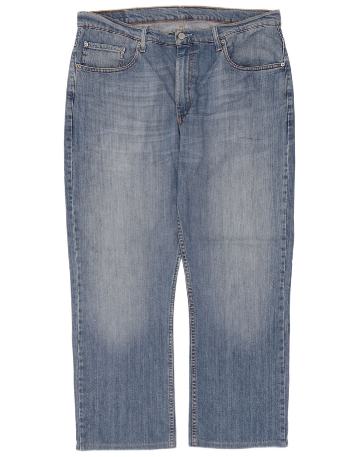 Levi's Mens 752 Straight Jeans W38 L29 Blue Cotton