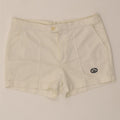 VINTAGE Womens Chino Shorts W30 Medium White Polyester Vintage Vintage and Second-Hand Vintage from Messina Hembry 