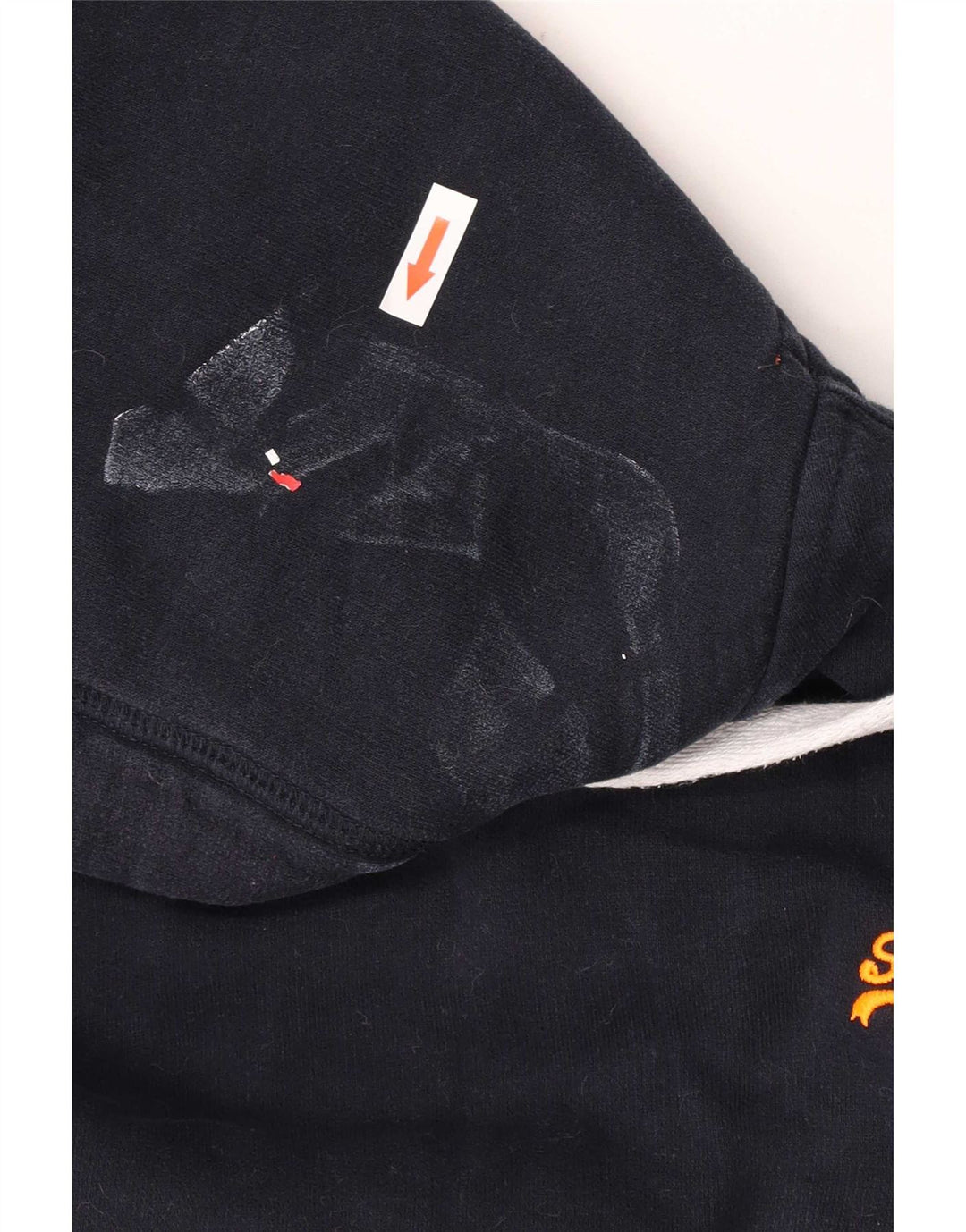 Superdry Mens Hoodie Jumper Large Navy Blue
