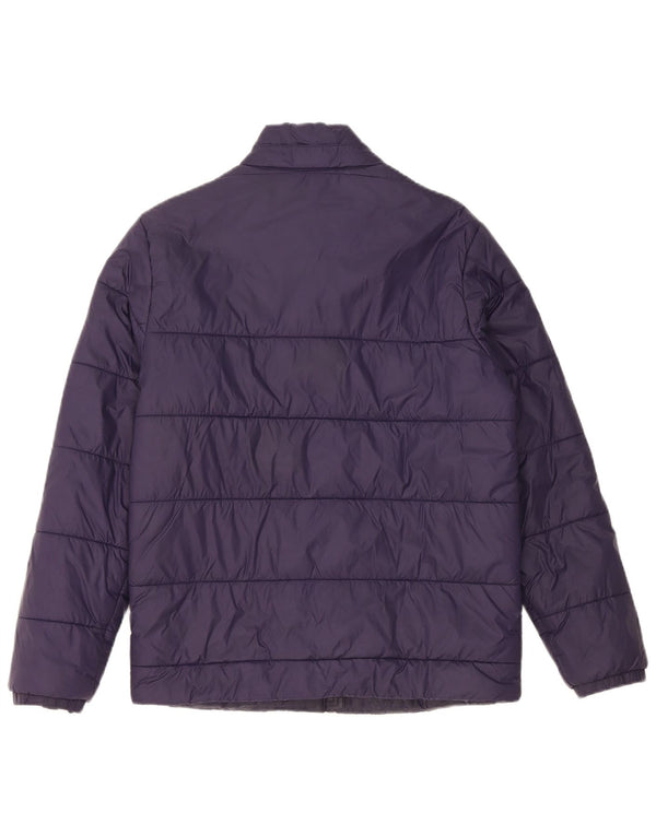 Puma Girls Padded Jacket 13-14 Years Purple Polyester