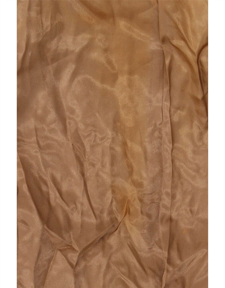 Anfor Womens Suede 2 Button Blazer Jacket IT 52 2XL Beige Leather