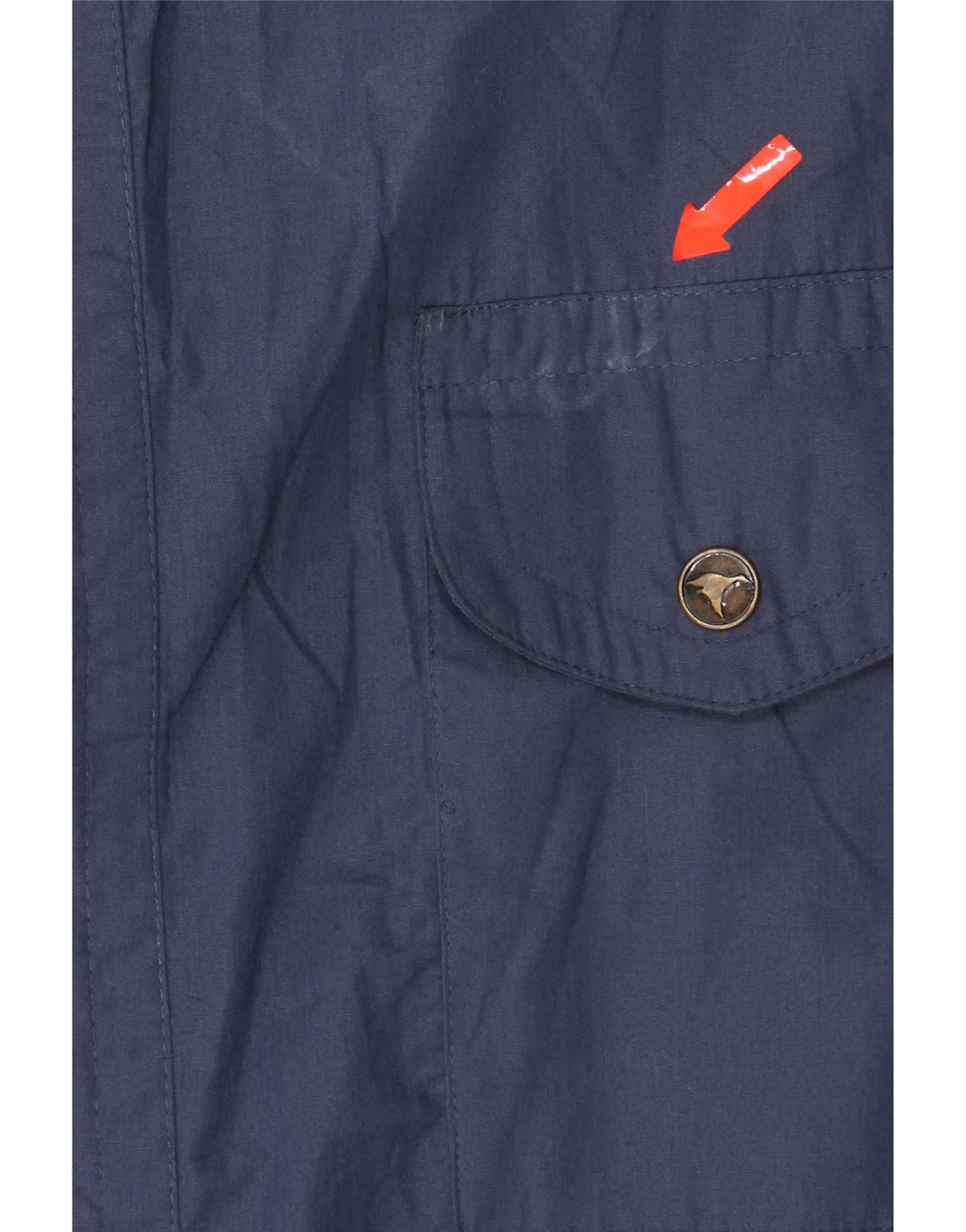 VINTAGE Mens Utility Jacket IT 52/54 XL Blue Polyester Vintage Vintage and Second-Hand Vintage from Messina Hembry 