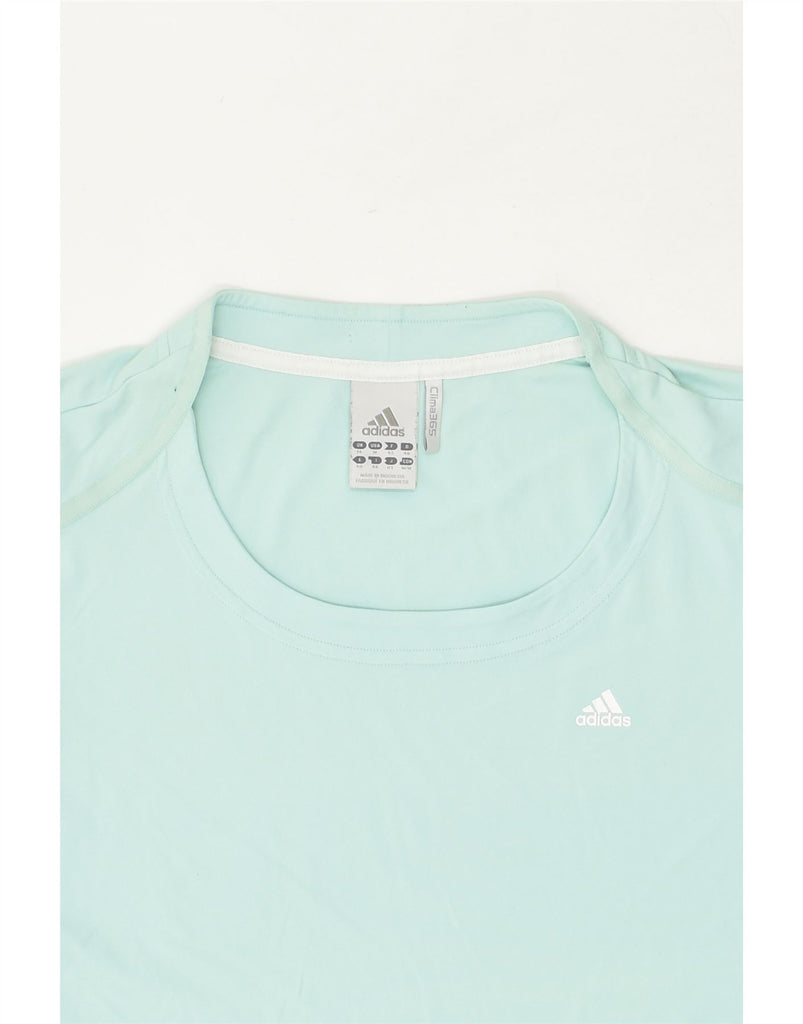 ADIDAS Womens Clima 365 T-Shirt Top UK 14 Large Blue | Vintage Adidas | Thrift | Second-Hand Adidas | Used Clothing | Messina Hembry 