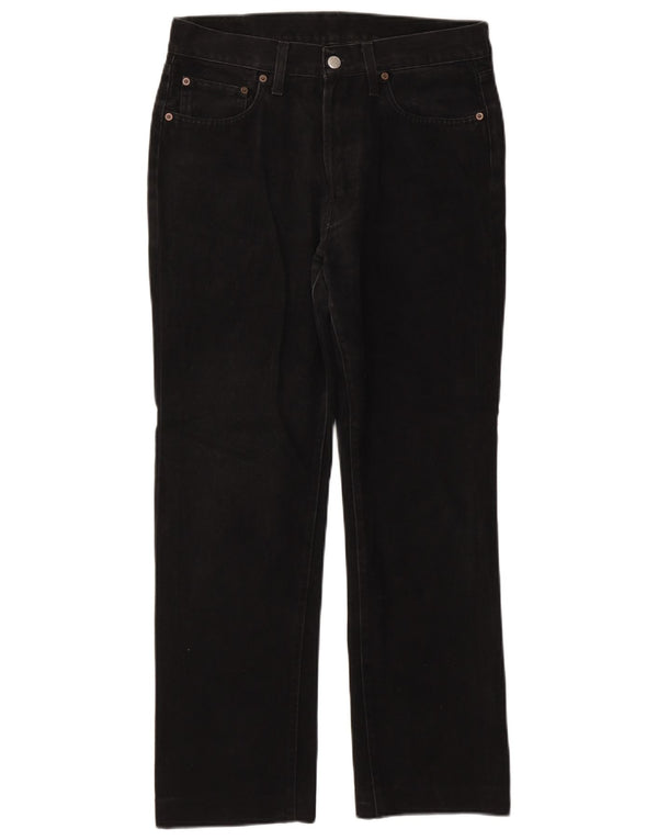Replay Mens Straight Jeans W34 L28 Black Cotton