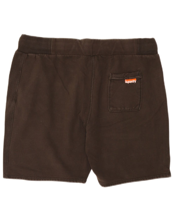 Superdry Mens Sport Shorts XL Brown Cotton
