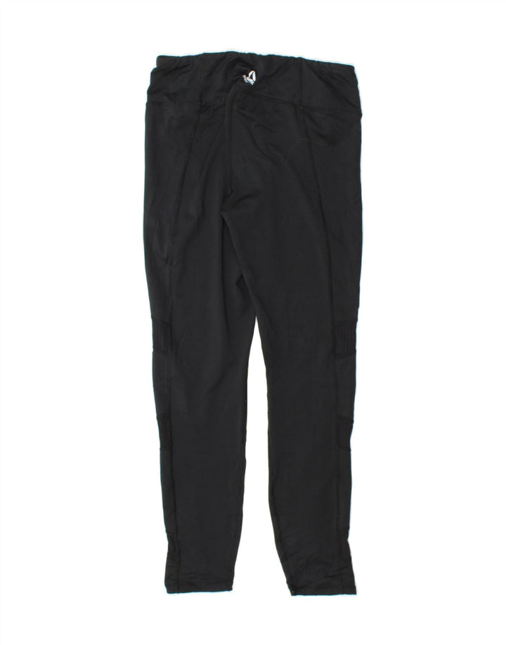 REEBOK Womens Leggings UK 8 Small  Black Vintage Reebok and Second-Hand Reebok from Messina Hembry 