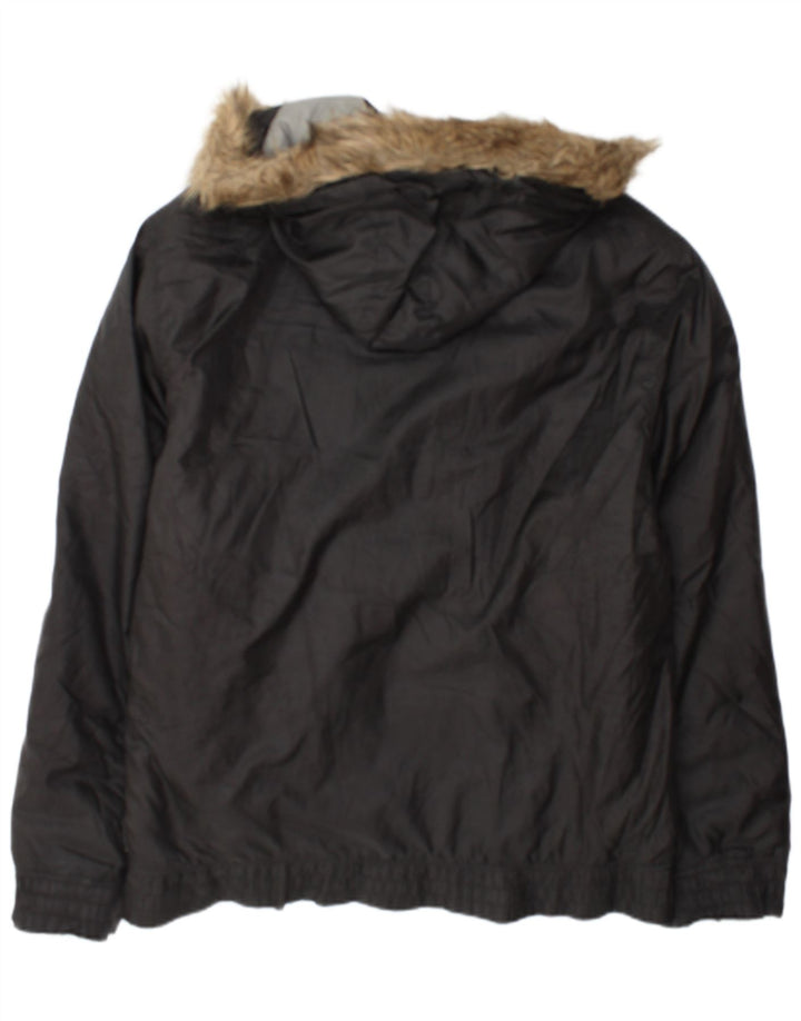 Puma Mens Hooded Utility Jacket UK 44 2XL Black
