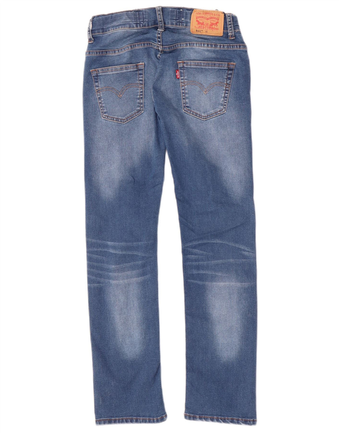 Levi's Boys 511 Slim Jeans 9-10 Years W24 L27 Blue Cotton