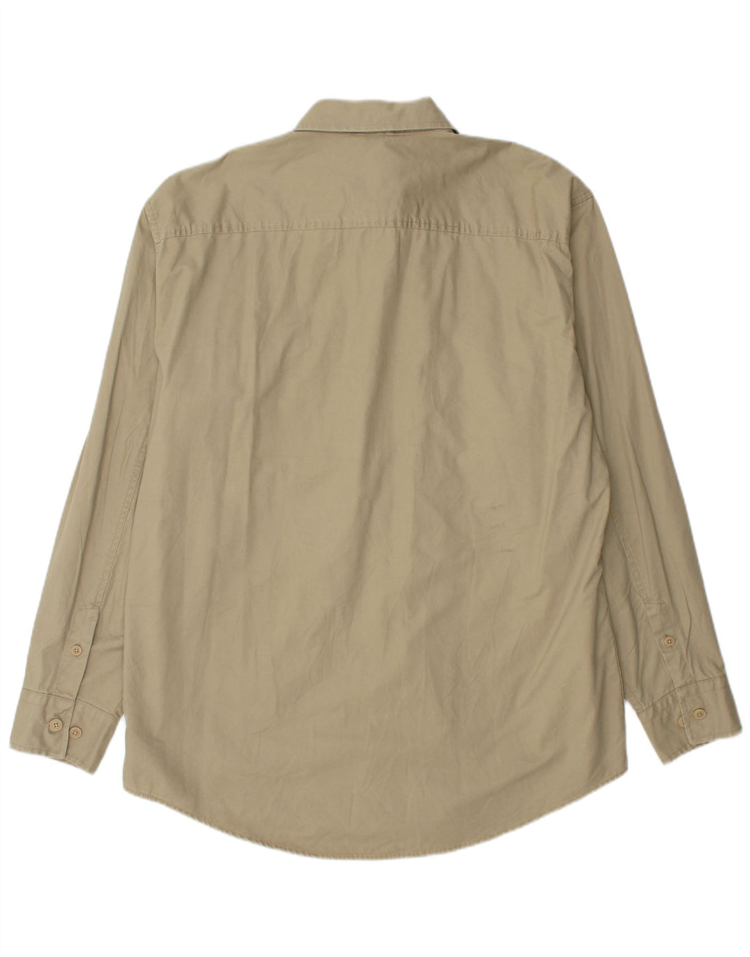 TIMBERLAND Mens Graphic Shirt Large Khaki Cotton