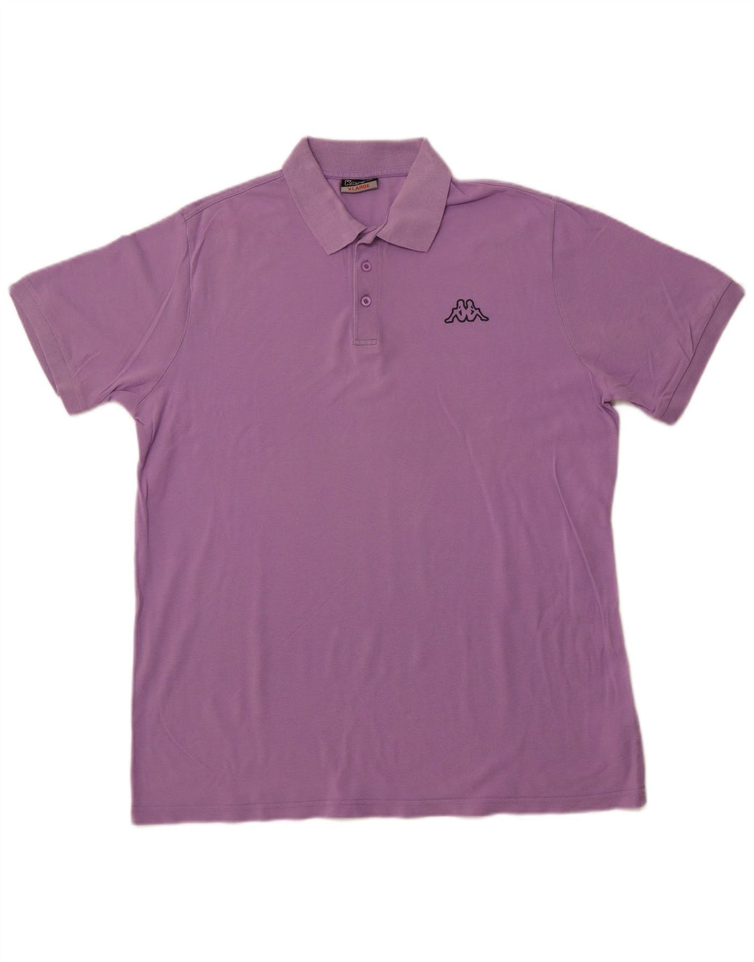 KAPPA Mens Polo Shirt XL Purple Cotton
