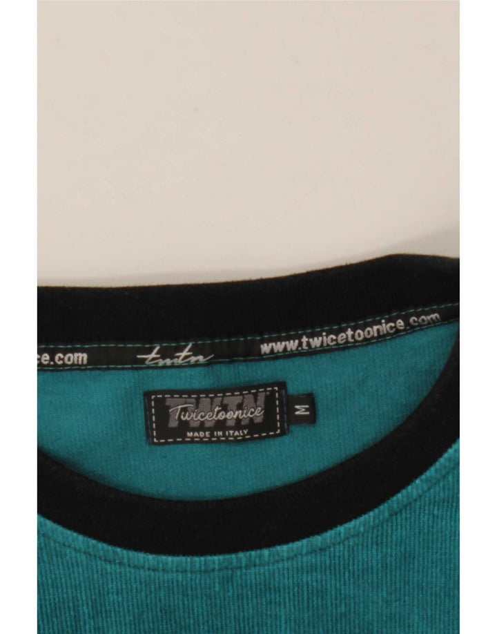 Vintage Mens Sweatshirt Jumper Medium Multicoloured Colourblock