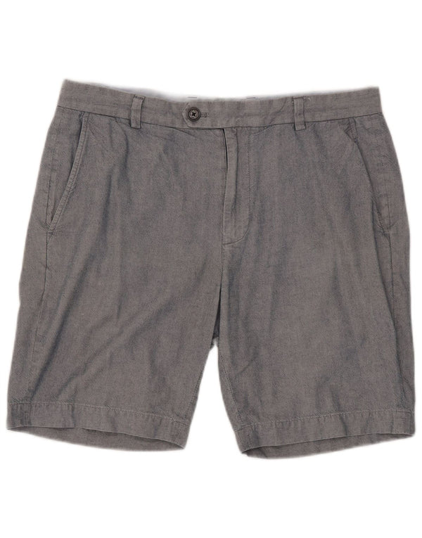 Brooks Brothers Mens Chino Shorts W34 Large Blue Cotton