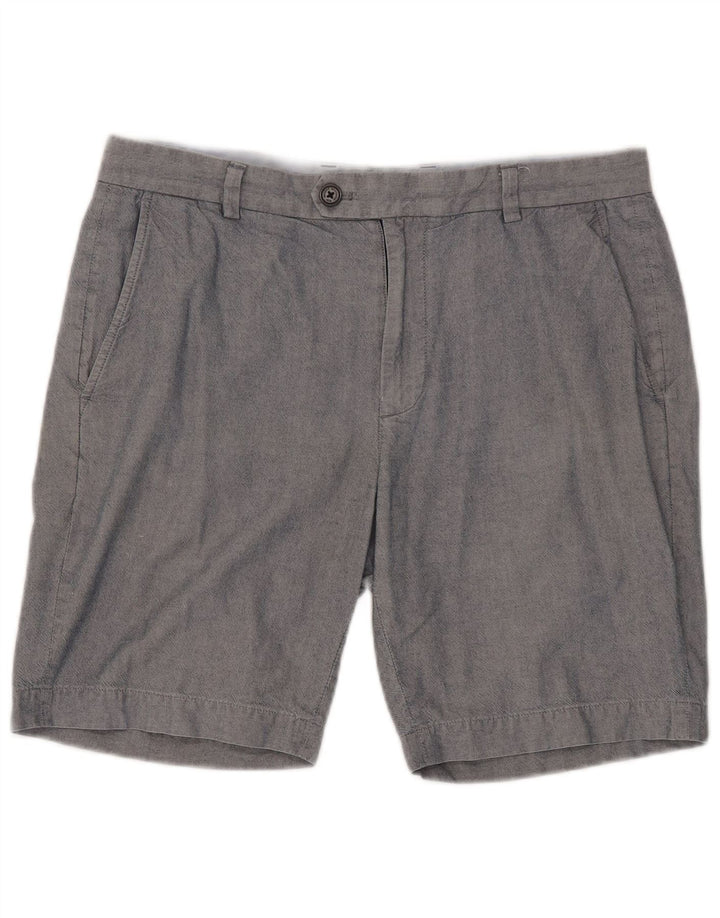 Brooks Brothers Mens Chino Shorts W34 Large Blue Cotton