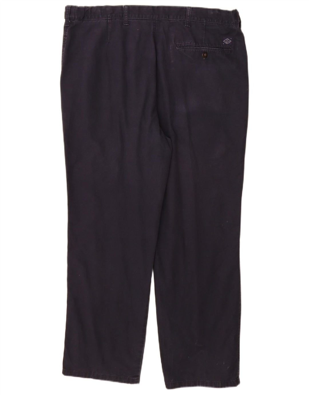 Marks & Spencer Mens Straight Regular Chino Trousers W38 L29 Navy Blue