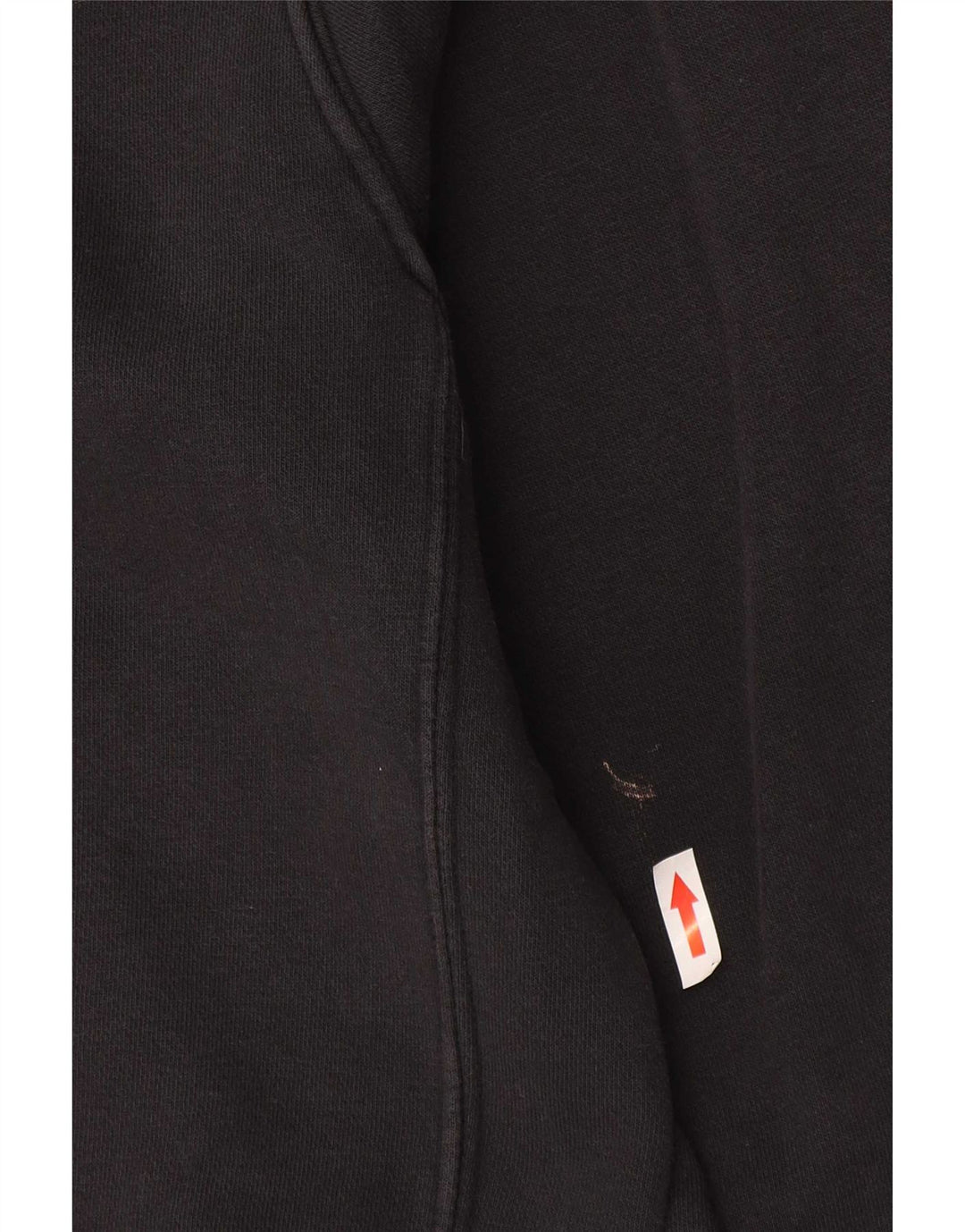 NIKE Mens Graphic Hoodie Jumper Medium Black Cotton