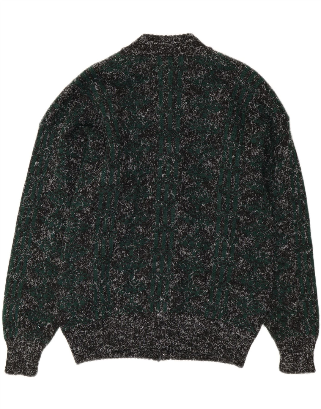 Confezioni Di Lusso Mens Cardigan Sweater Large Multicoloured Flecked Wool