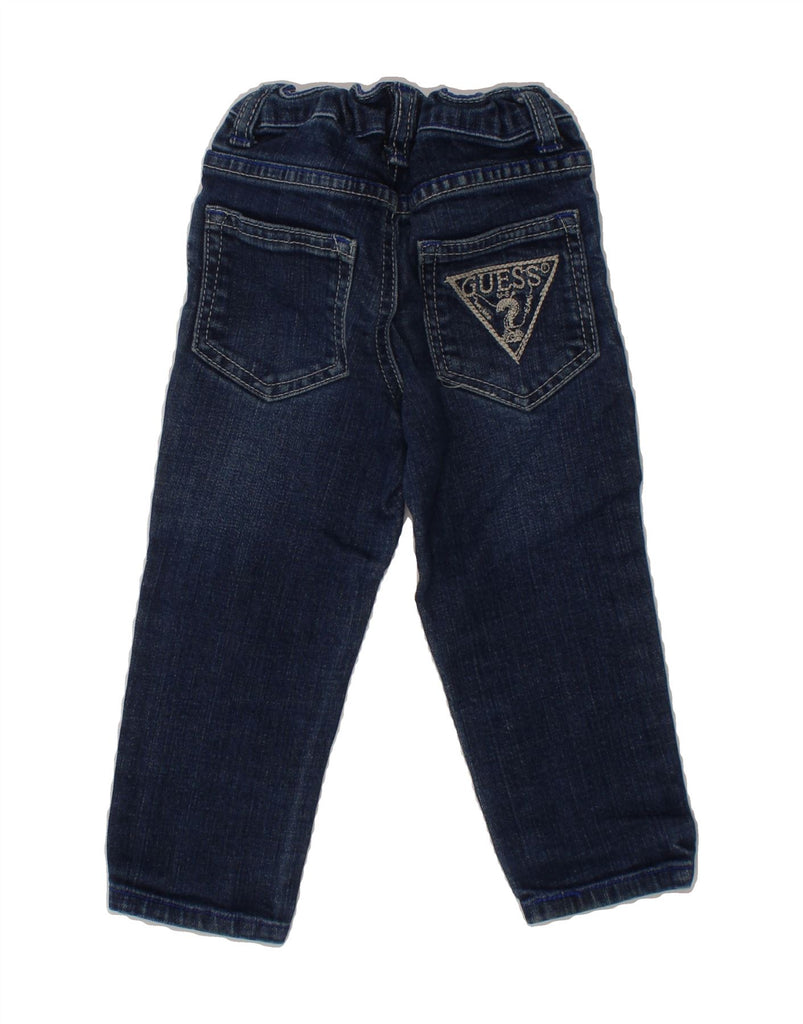 GUESS Baby Boys Straight Jeans 12-18 Months W18 L12 Navy Blue Cotton Vintage Guess and Second-Hand Guess from Messina Hembry 
