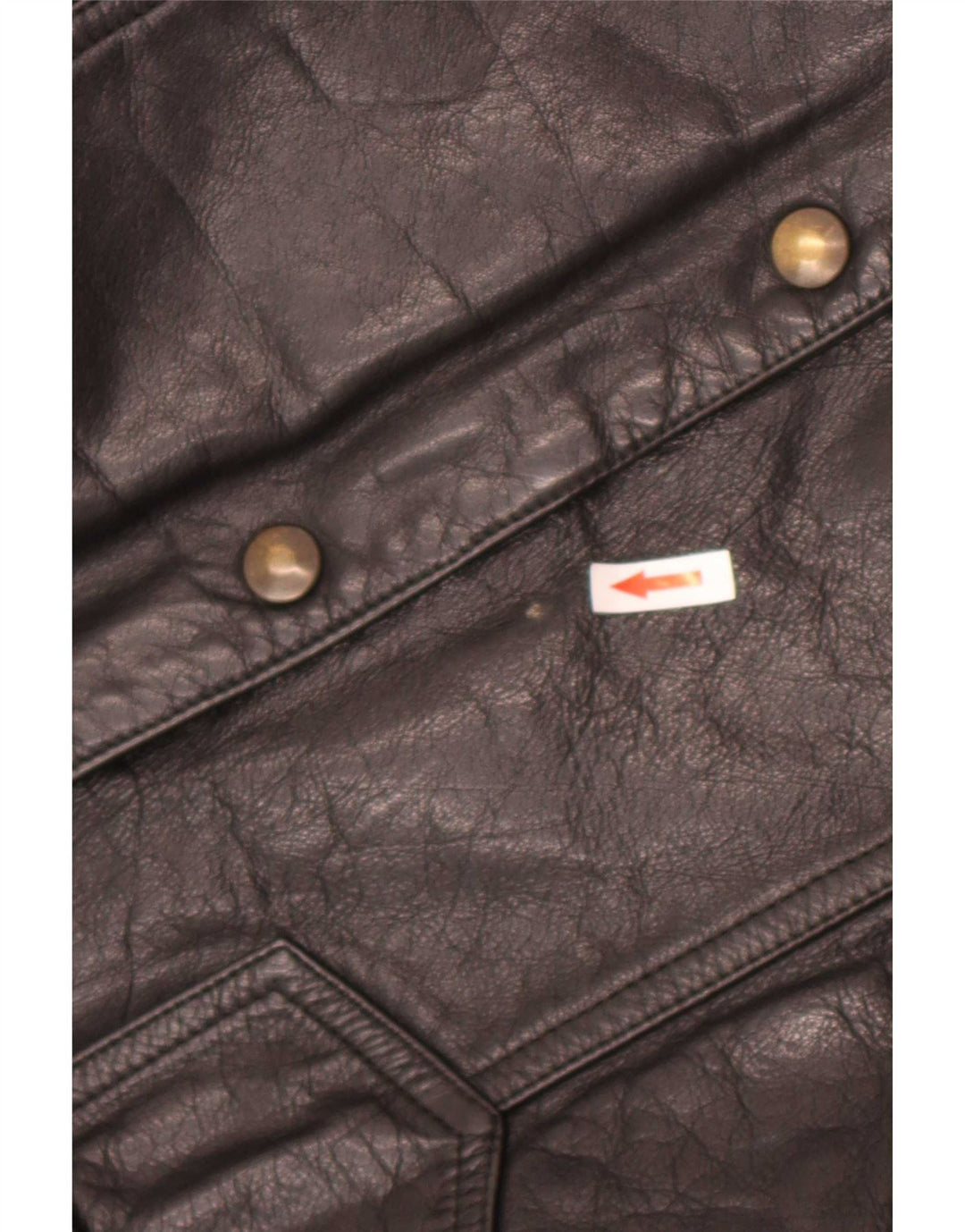 Vintage Mens Leather Jacket UK 40 Large Black