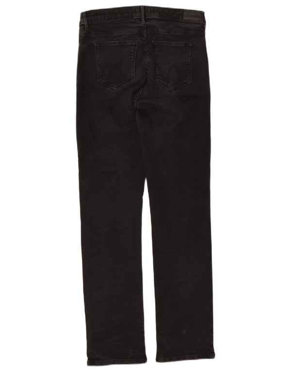 Wrangler Womens Straight Jeans W32 L32 Black Cotton