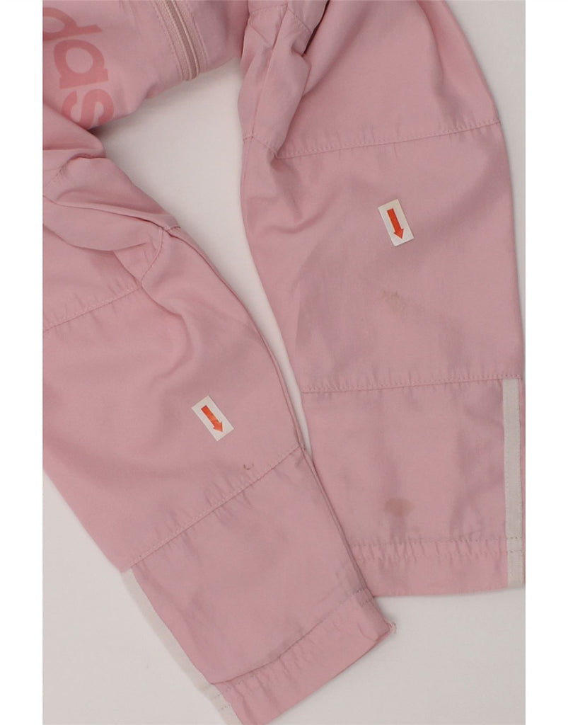 ADIDAS Girls Graphic Tracksuit Top Jacket 2-3 Years Pink Polyester | Vintage Adidas | Thrift | Second-Hand Adidas | Used Clothing | Messina Hembry 