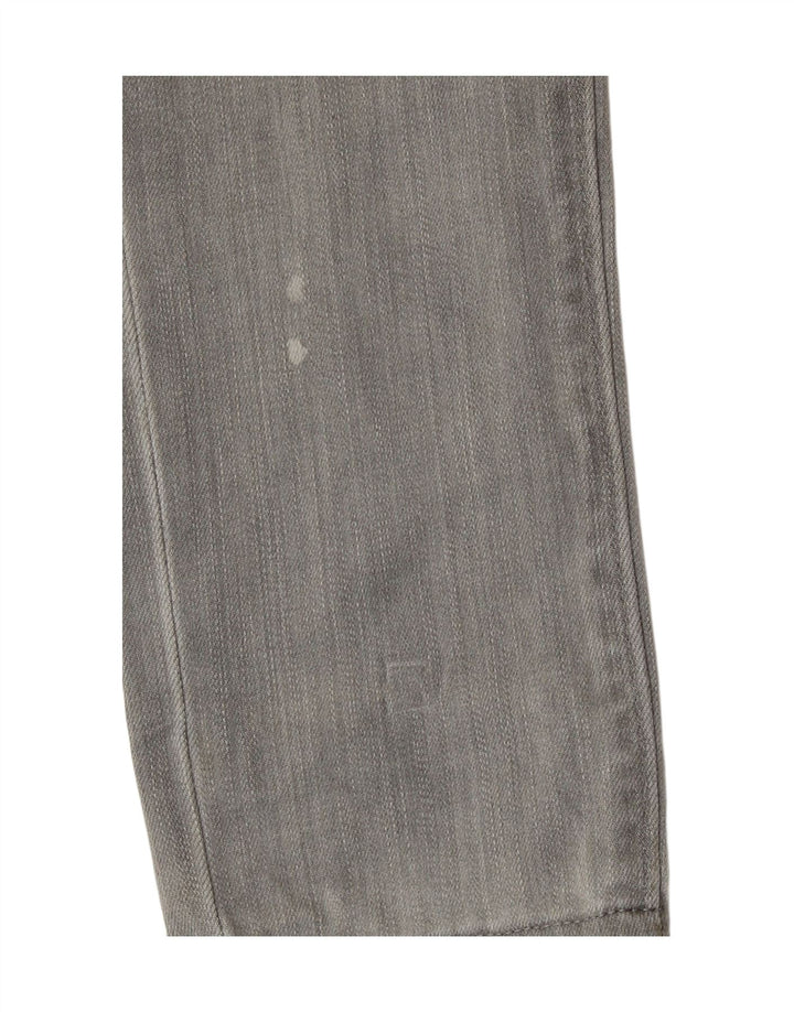 Levi's Womens 711 Skinny Jeans W27 L34 Grey Cotton