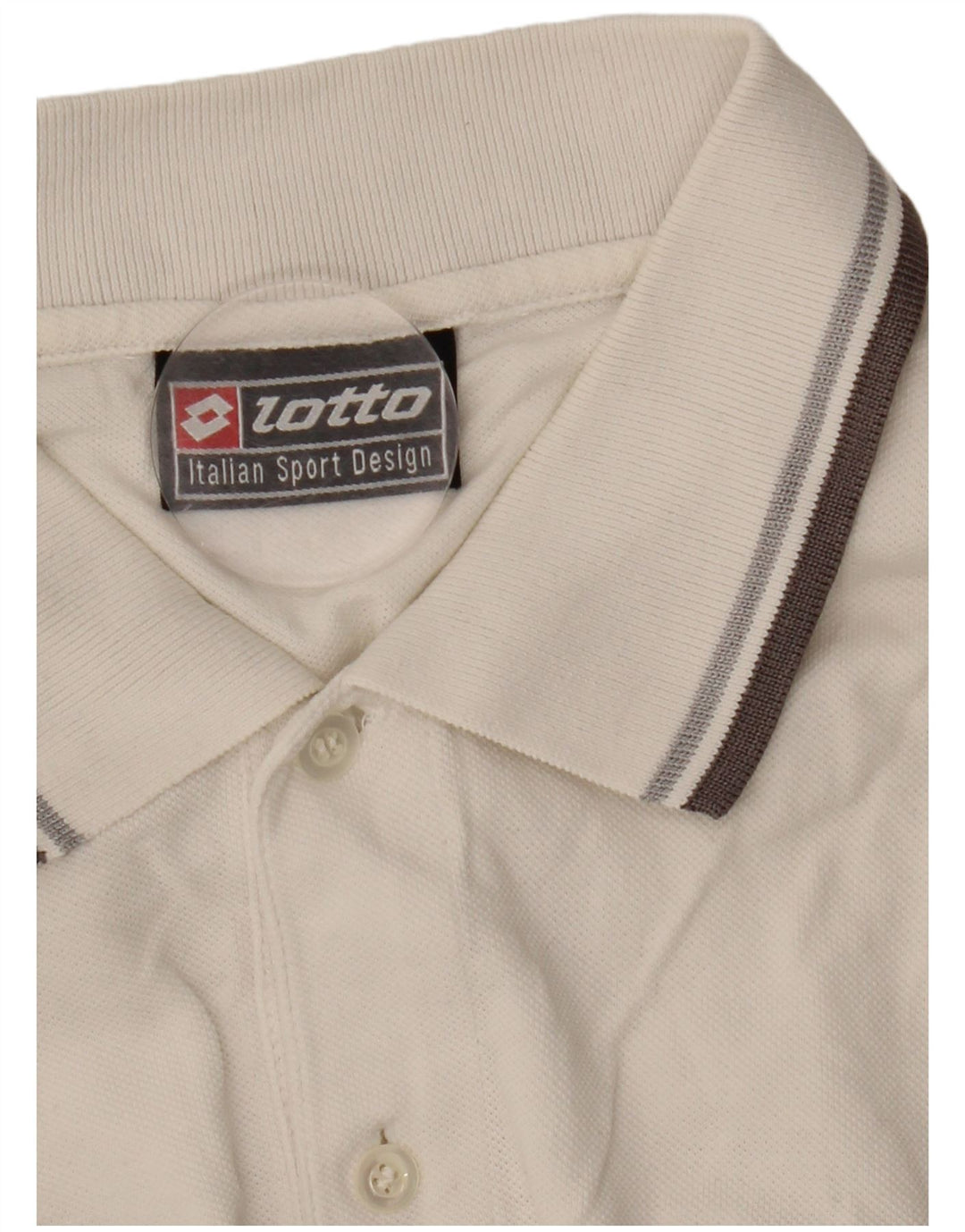 Lotto Mens A.C. Cesena Polo Shirt XL White