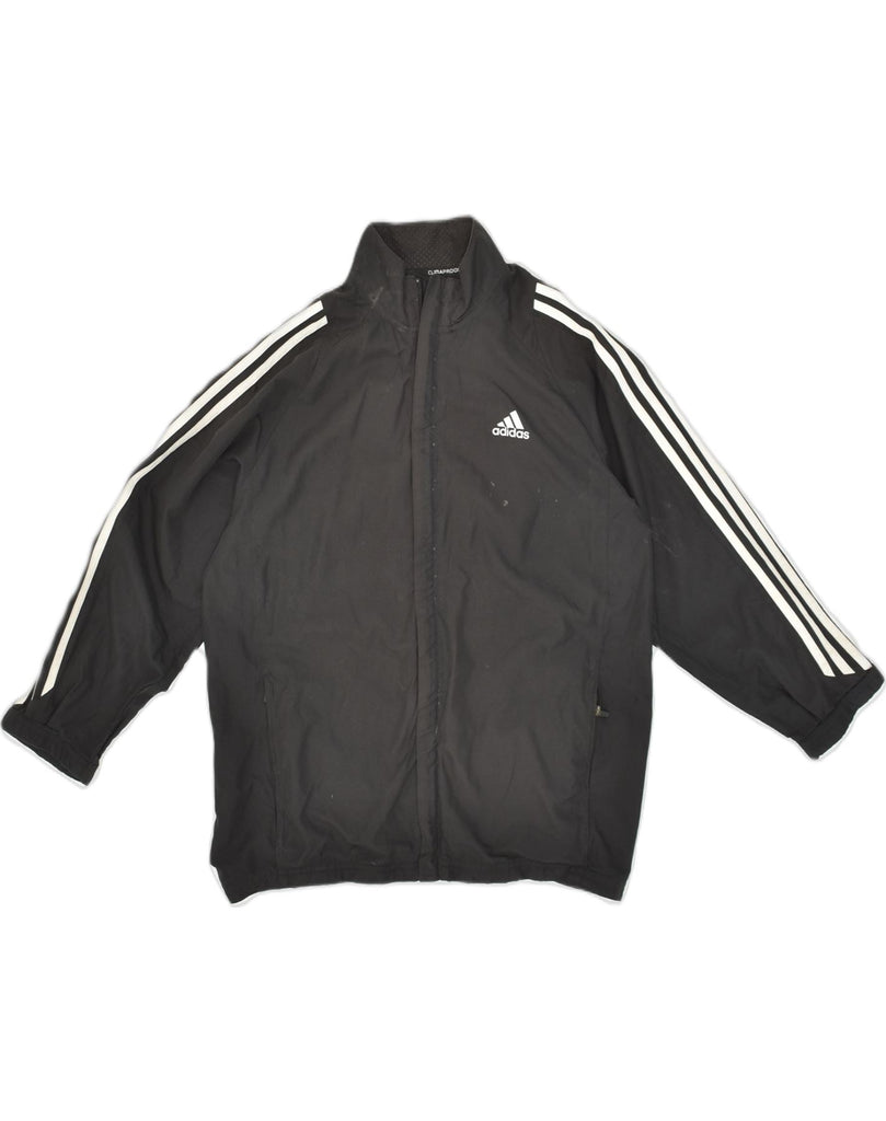 ADIDAS Mens Clima 365 Tracksuit Top Jacket Small Black Polyester Vintage Second Hand Clothing Online Messina Hembry