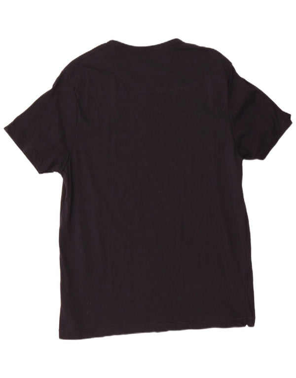 French Connection Mens T-Shirt Top XL Black Cotton
