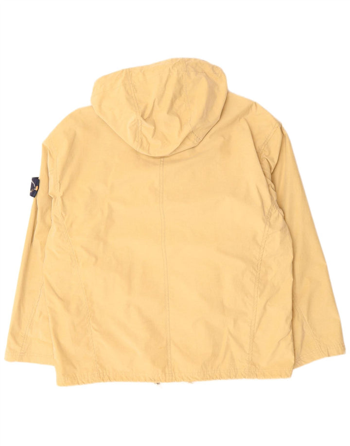 COTTON'S INDUSTRIES Mens Hooded Utility Jacket UK 42 XL Beige