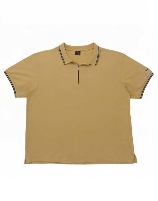 Think Pink Mens Polo Shirt 2XL Beige