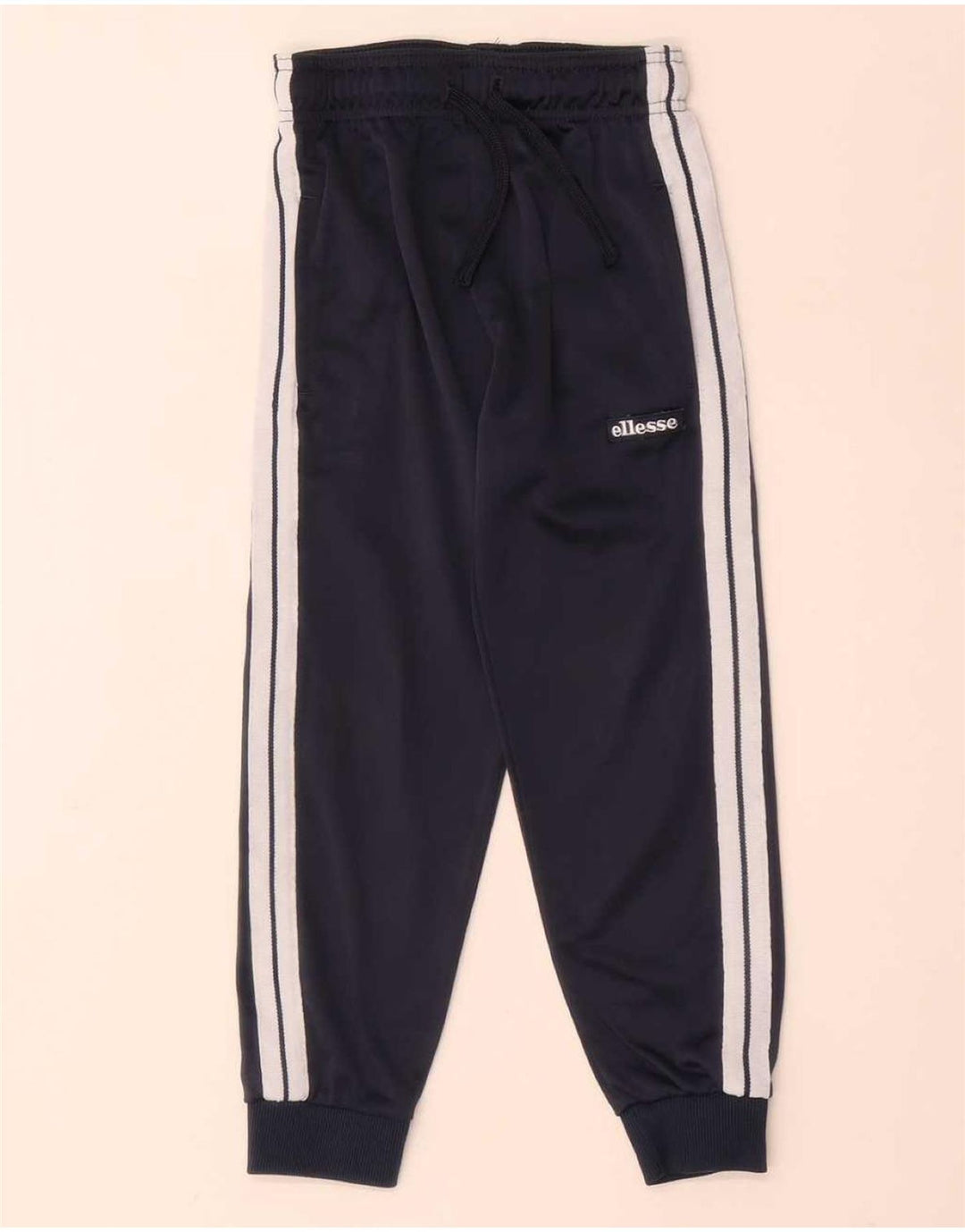 Ellesse Boys Full Tracksuit 6-7 Years Navy Blue Colourblock Polyester