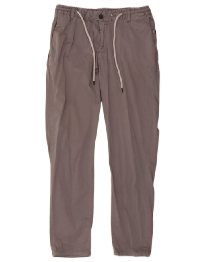 TOMMY HILFIGER Mens Slim Casual Trousers W34 L28 Grey