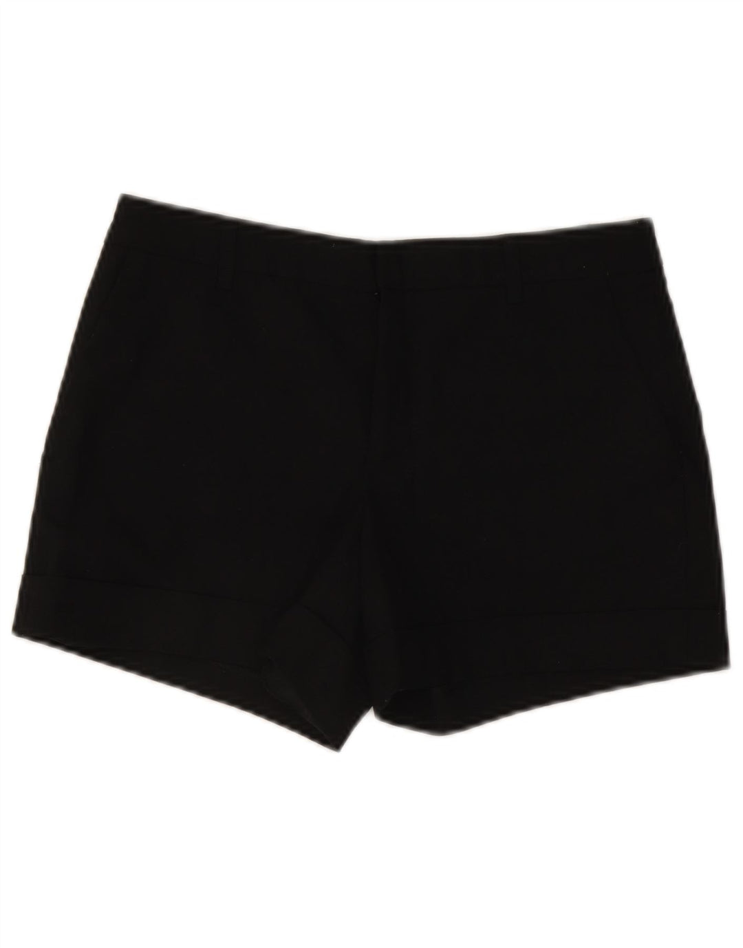 Zara Womens Chino Shorts Small W26  Black Polyester