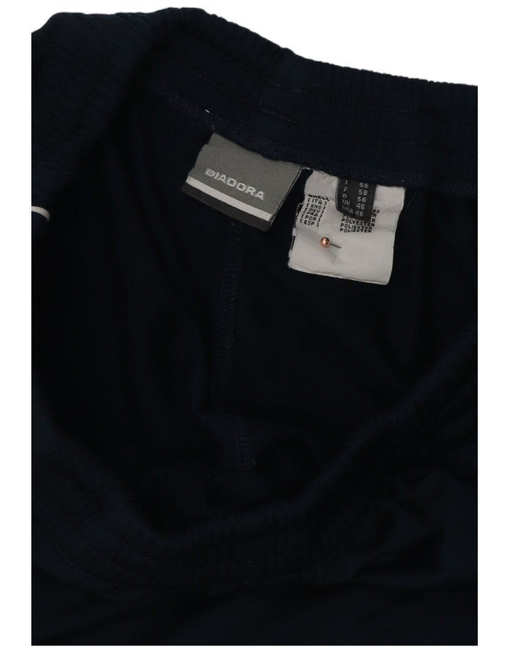 DIADORA Mens Tracksuit Trousers UK 46 XL  Navy Blue Polyester