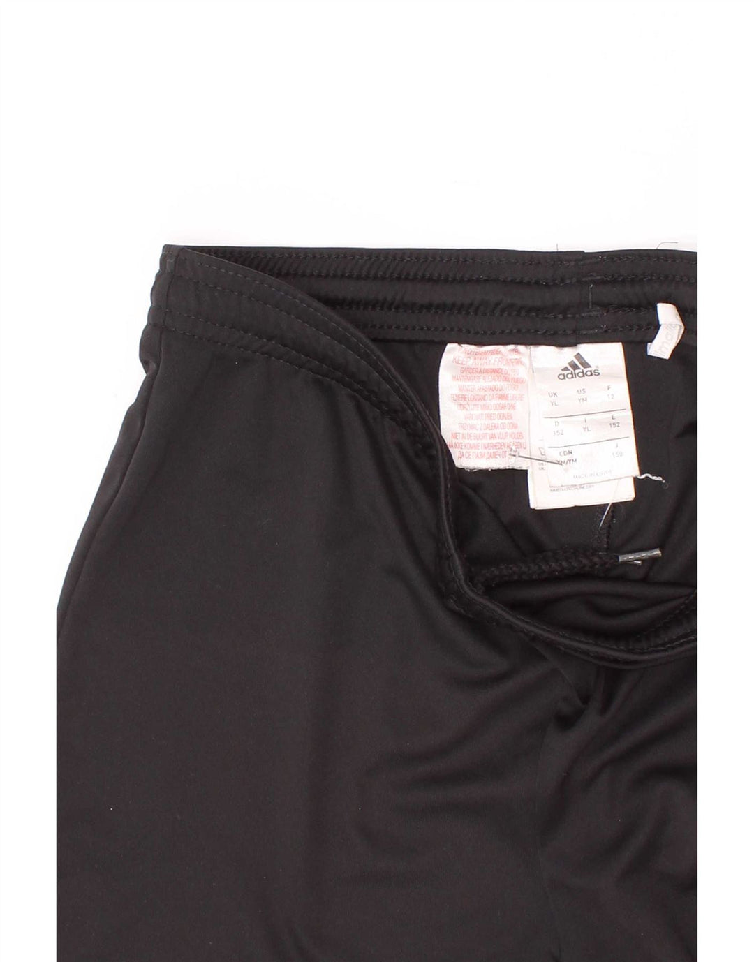 Adidas Boys Climalite Sport Shorts 11-12 Years Large Black Polyester