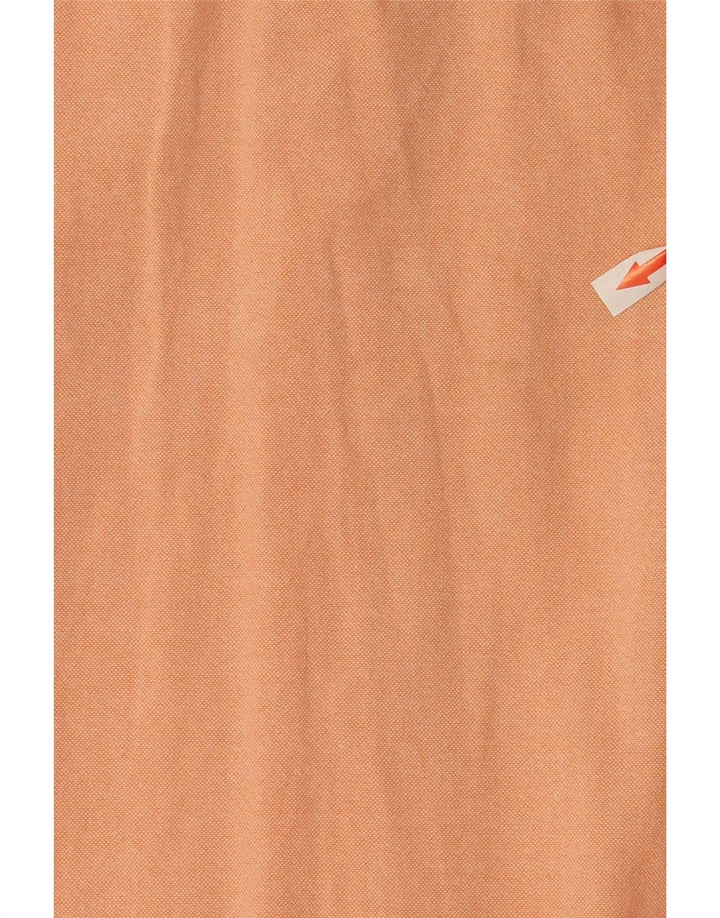 French Connection Mens Shirt Medium Orange Cotton