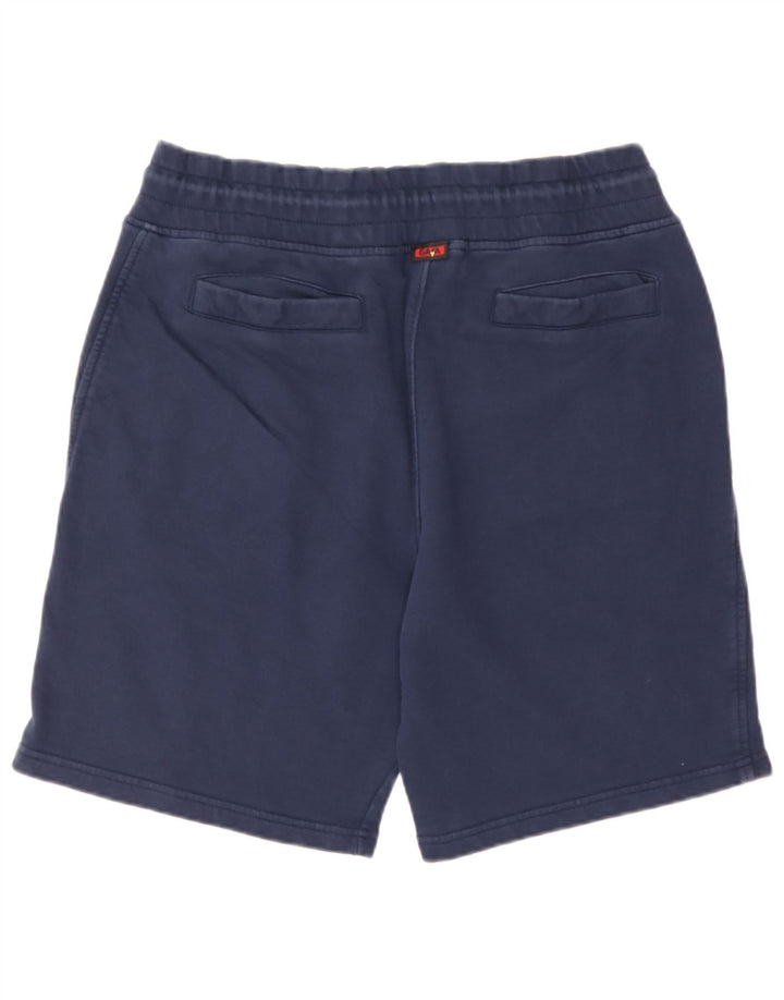 Kappa Mens Graphic Sport Shorts Large  Navy Blue Cotton