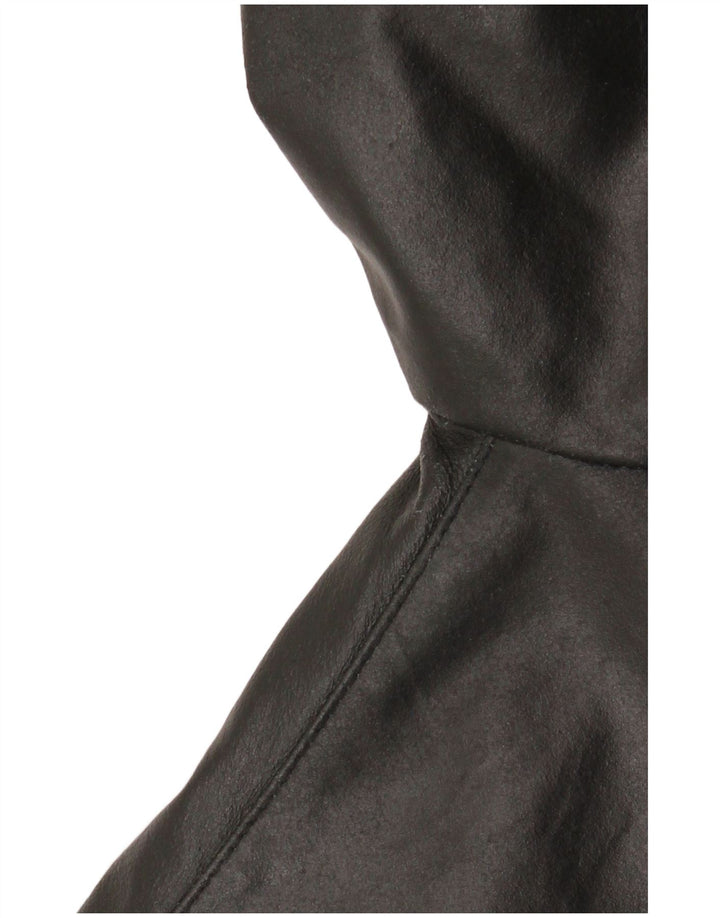 K'S Womens Leather Jacket IT 48 XL Black